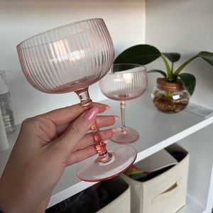 SET OF 6 WEST ELM glasses OBO